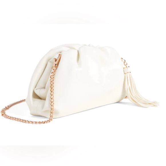 Understated Leather Handbags - Understated Leather Crescent Clutch Crossbody Purse